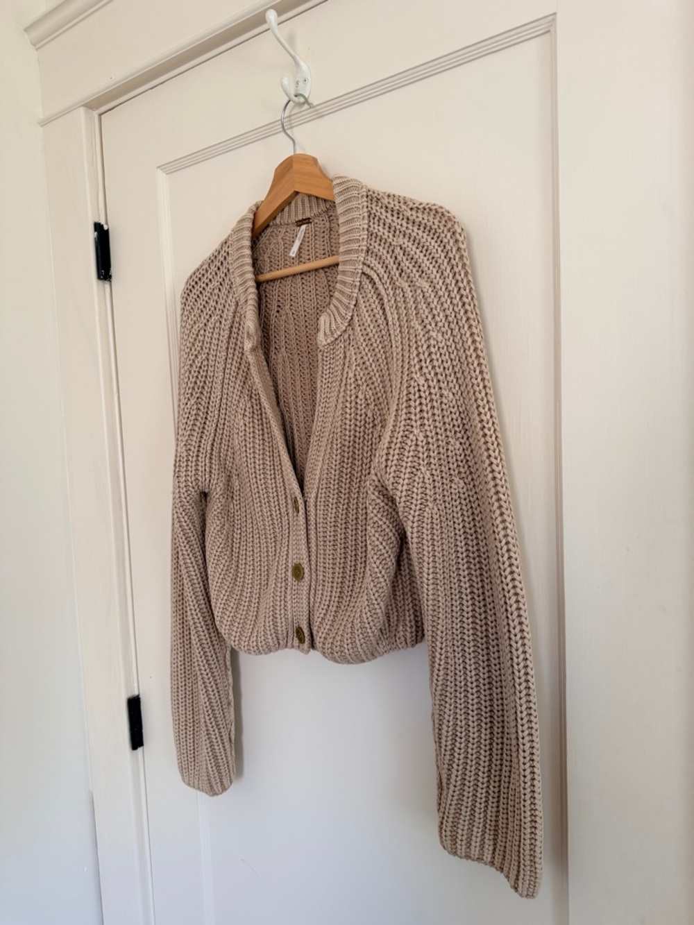 Free People Sweet Nothings Cropped 100% Cotton Cardigan - Size S - Picture 2 of 7